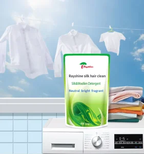 Rayshine Eco friendly Silk Liquid Laundry Detergent for Apparel Natural Fragrance Comprehensive Care 1KG