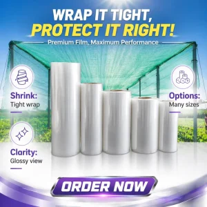 Resistan POF Heat Shrink Film High Clarity High Strength for Laundry Detergent Care Bottle Wrapping