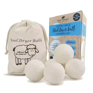 Reusable Wool Dryer Ball Kit Softener for Laundry Washing Machine Household Accessory for Clothes Fleece Dryer Accessory