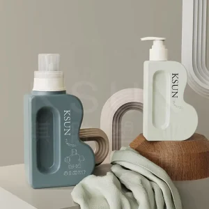 Shampoo Packaging Empty 300ml Customized Laundry Detergent Bottles Skincare 600ml Body Wash Shampoo Bottles