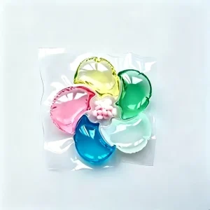 Six chamber Eco friendly Disposable Floral Scent Apparel Laundry Detergent Beads
