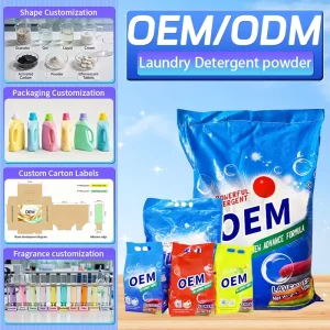 Skin Friendly Non Irritating Laundry Powder Pack Deep Stain Removal Household Detergent Long Lasting Fragrance Cleaning Products