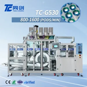 Smart Control Full Auto Multi Chamber PVA Laundry Pods Machine High Output Water Soluble Detergent Capsule Maker