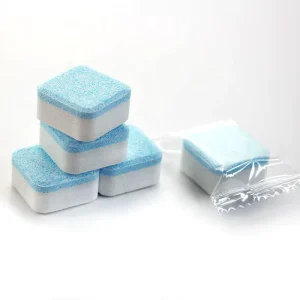 Solid Effervescent Laundry Detergent Tablets Washing Machine Cleaner for Efficient Washer Cleaning
