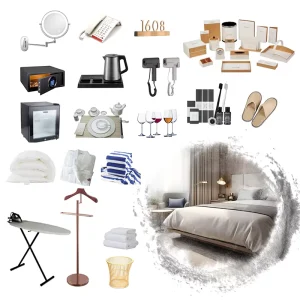Supply Full Set Hotel and Resort Supplies Guest Room Luxury Hotel Supplies for 4 5 Star Hotel