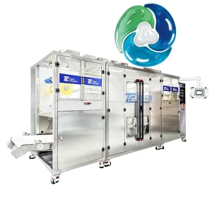 TC Automatic PVA Water Soluble Film Wrapping & Filling Machine for Laundry Detergent Capsules & Dishwasher Pods Pouch Packaging