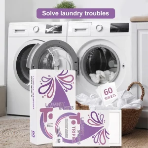 TRIPRO Organic Solid Vegan Biodegradable Laundry Sheets Private Label OEM Eco Friendly Apparel Commercial Hotel Home