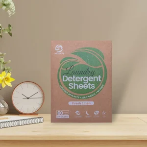 Tidee Coconut Based Biodegradable Eco Friendly High Efficiency Laundry Sheets Concentrated Liquidless Wash Strips Solid Shape