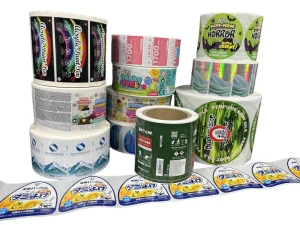 UV PET Cosmetic Label Waterproof Gold Foil Custom Print Skincare Bottle Gift Box Small MOQ OEM ODM Fast Shipping