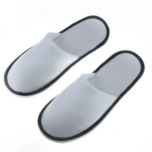 Unisex Multicolor Disposable Hotel Slippers Soft Non Slip Towel Type EVA Sole Portable Hotel Slippers for Travel