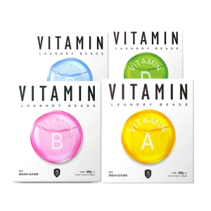 Vitamin Laundry Beads 8x Concentrated Stain Removal Long Lasting Fragrance Water Soluble Film Detergent Pods