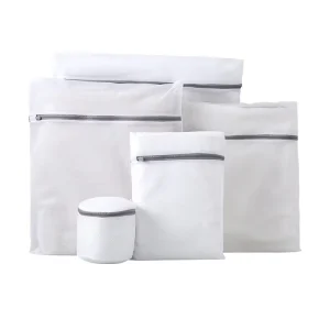 Washing Accessories Honey-comb Mesh Laundry Bag Reusable Clothes Bra Shoes Wash Bag Bathroom Laundry Bags