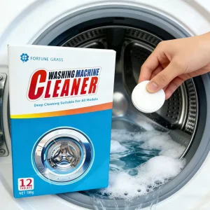Washing Machine Cleaner Solid Disposable Eco Friendly Deep Cleaning Tablets for Tub Cleaning