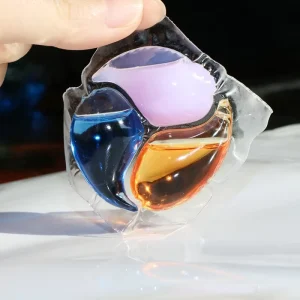 Washing Pod 4 In1 HE High Efficiency Turbo Laundry Detergent Pacs April Fresh Scent Laundry Detergent Soap Pacs with Oxi Ultra