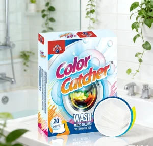 Washing the Whole Family’s Clothes Together Color catching Sheets Protect Every New Garment Color Catcher