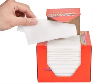 White Color Non woven Fabric Softener Absorber Color Grabber Washing Sheet Colorabsorber Color Catcher Laundry Sheets