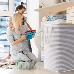White Laundry Bags for Clothes and Non Woven Laundry Bag for Travel Outdoor